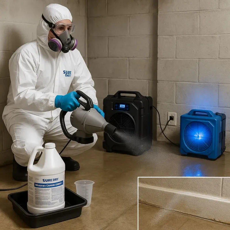 Sanitization and Odor Removal process in Kernville, CA