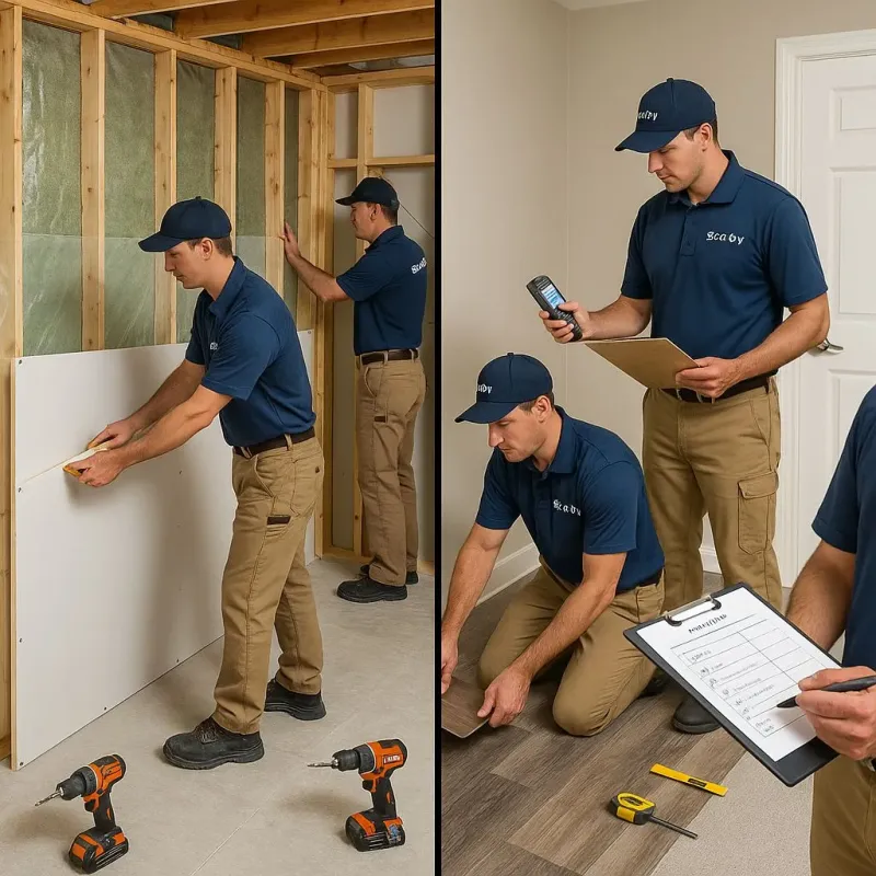 Repairs and Reconstruction process in Kernville, CA